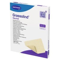 GRASSOLIND NEUTRAL Opatrunek z maścią 10 cm x 10 cm 10 szt.