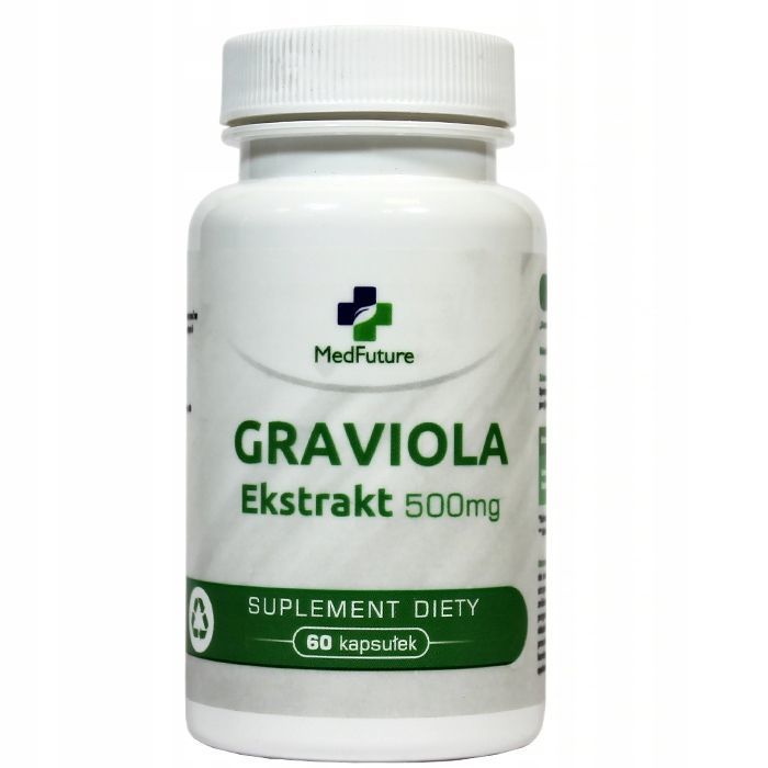Graviola ekstrakt 500 mg 60 kapsułek