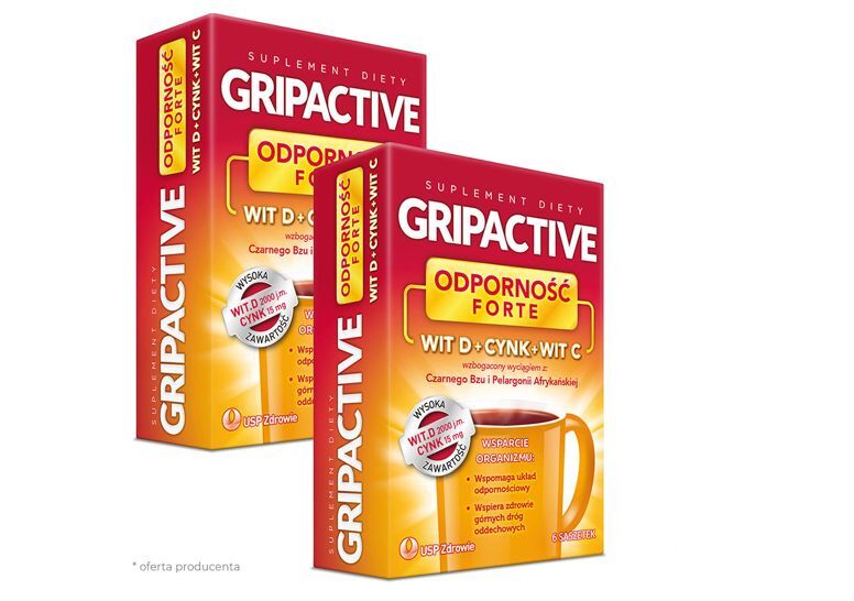 Gripactive Odporność Forte 6 saszetek