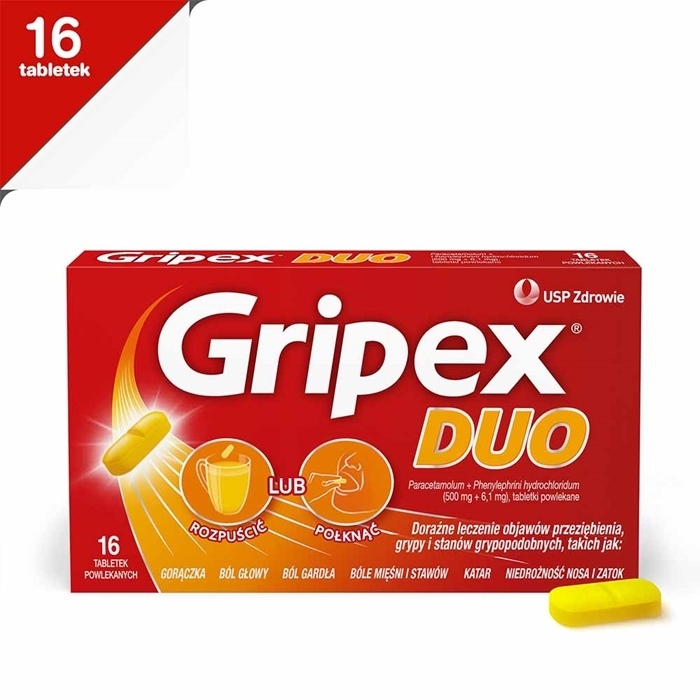 Gripex Duo 16 tabletek