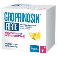 Groprinosin Forte 1000 mg przeciwwirusowy na odporność saszetki, 10 szt.