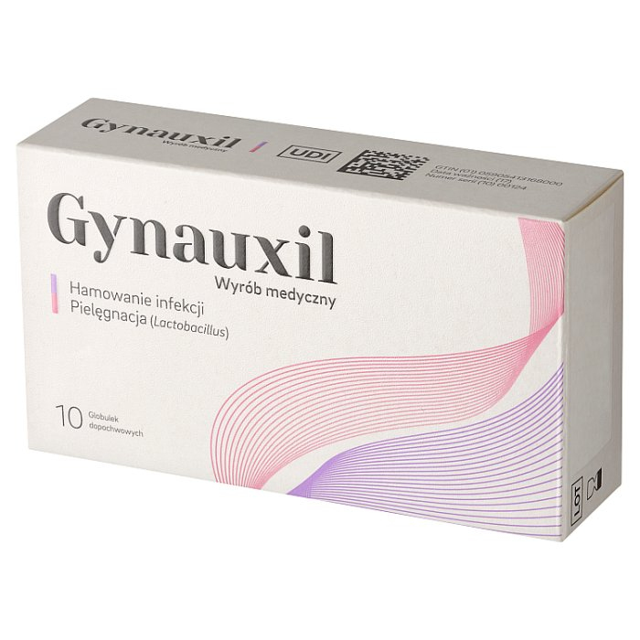 Gynauxil globulki dopochwowe na infekcje intymne, 10 szt.