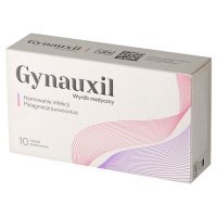 Gynauxil globulki dopochwowe na infekcje intymne, 10 szt.