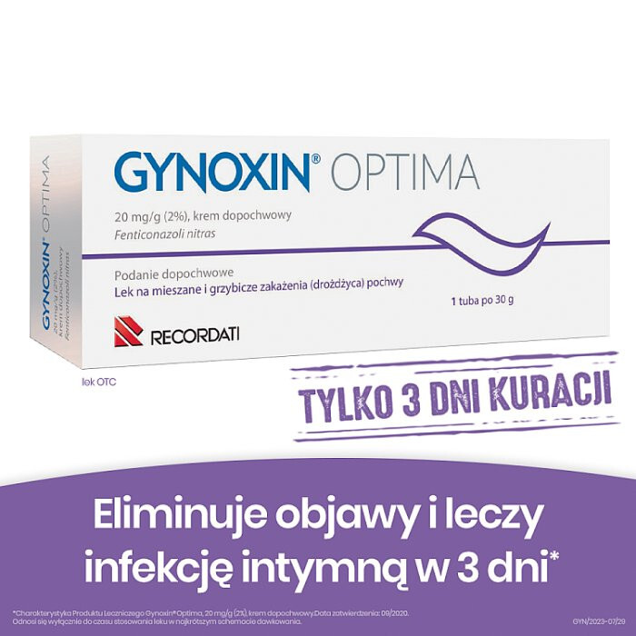 Gynoxin 2% krem dopochwowy 30 g