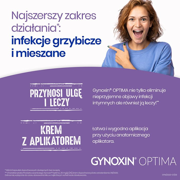 Gynoxin 2% krem dopochwowy 30 g