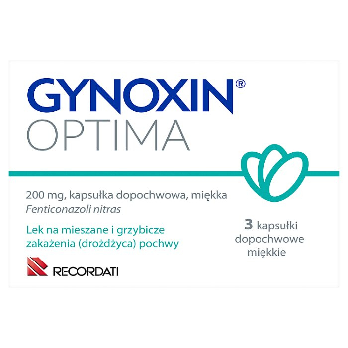 Gynoxin Optima 200 mg 3 kapsułki dopochwowe