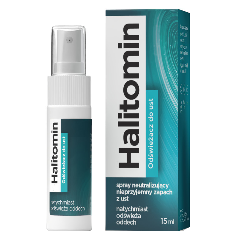 Halitomin Odświeżacz do ust, 15 ml