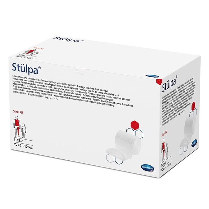 Hartmann Stülpa bezszwowy dziany rękaw opatrun­kowy Nr 7 (15 m x 21 cm), 1 szt.