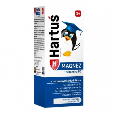 Hartuś Magnez + witamina B6 3+ syrop 120 ml