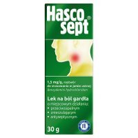 Hascosept aerozol 30 g / Ból gardła
