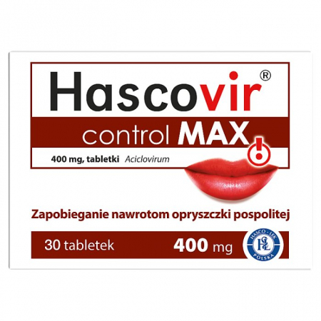 Hascovir Control MAX 400 mg 30 tabletek