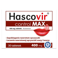 Hascovir Control MAX 400 mg 30 tabletek