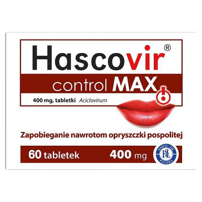 Hascovir Control MAX 60 tabletek