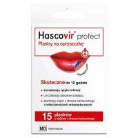 Hascovir Protect plastry na opryszczkę, 15 szt.
