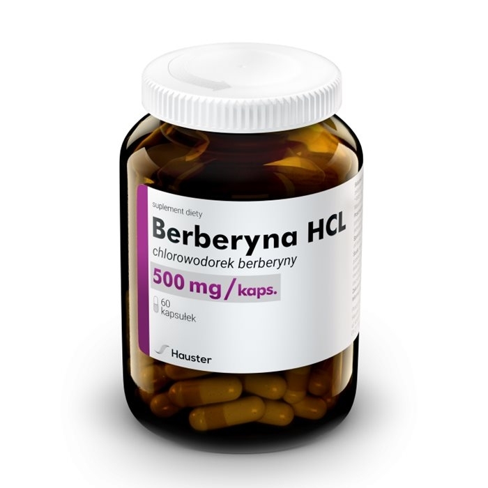 Hauster Berberyna 500 mg 60 kapsułek