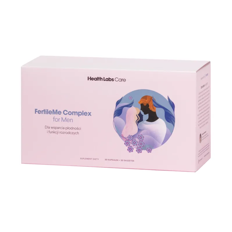 Health Labs FertileMe Complex For Men Zestaw: kapsułki, 30 szt. + saszetki, 30 szt.