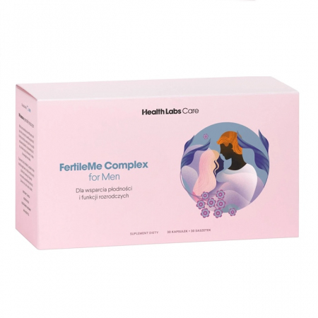 Health Labs FertileMe Complex For Men Zestaw: kapsułki, 30 szt. + saszetki, 30 szt.