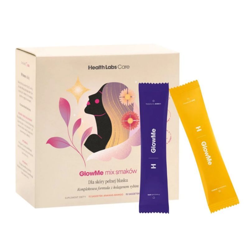 Health Labs GlowMe saszetki z kolagenem mix smaków, 30 szt.