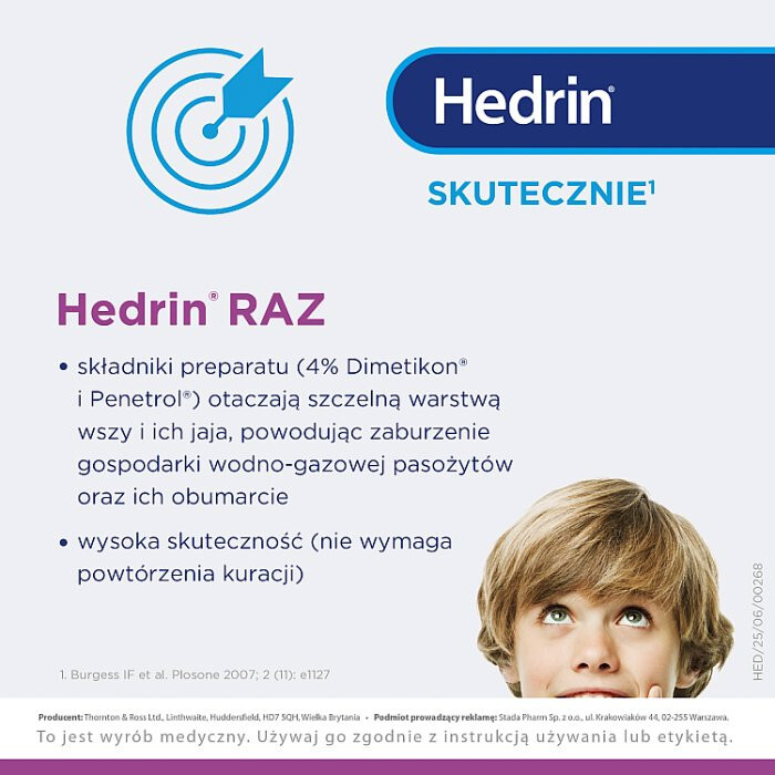 Hedrin RAZ żel w sprayu 60 ml