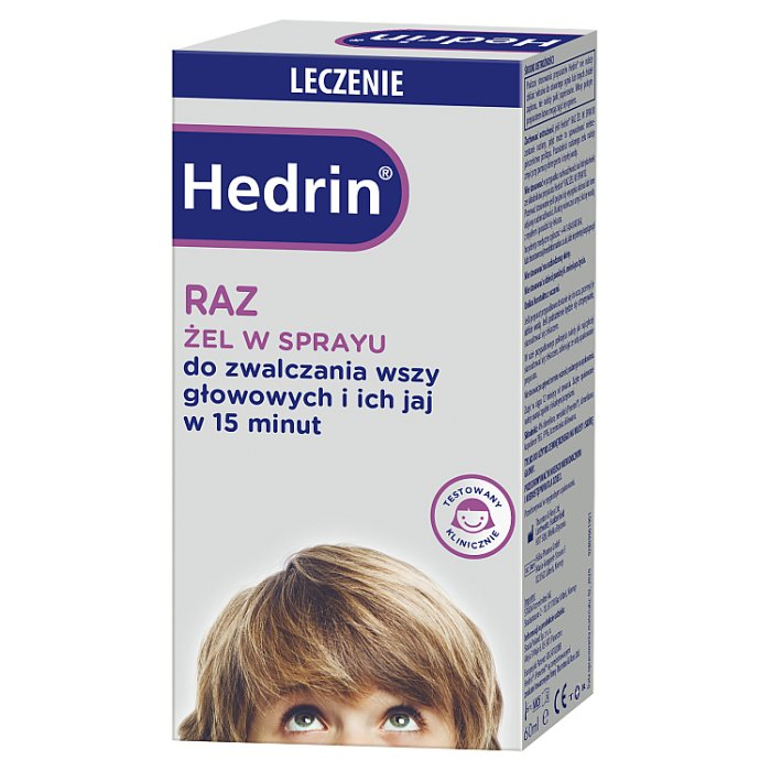 Hedrin RAZ żel w sprayu 60 ml