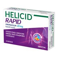 Helicid Rapid 20 mg kapsułki twarde, 14 szt.