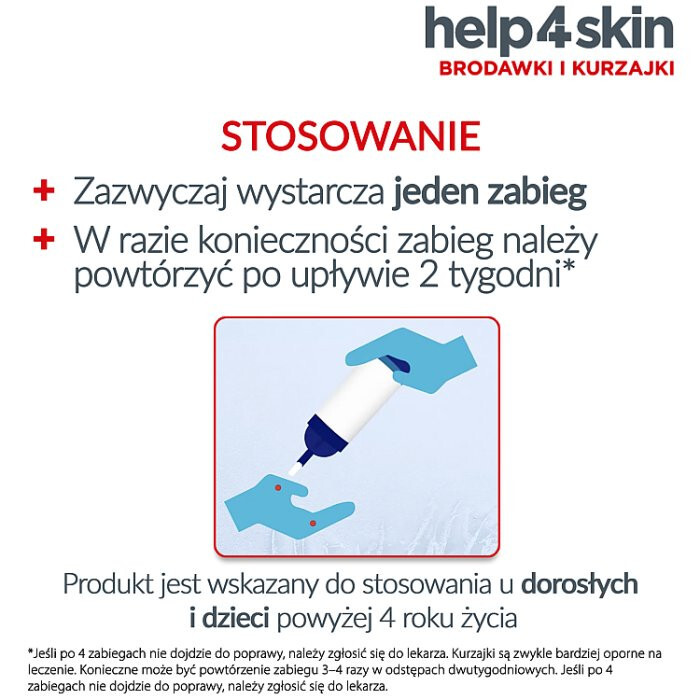 Help4Skin brodawki i kurzajki aerozol do wymrażania, 50 ml