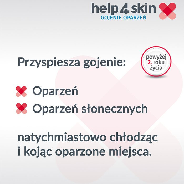 Help4skin gojenie oparzeń żel 75 g