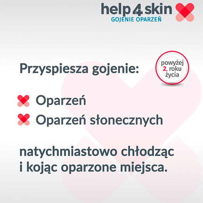 Help4skin gojenie oparzeń żel 75 g
