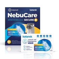 HelpMedi NebuCare Secure+ Zestaw do nebulizacji dla dzieci, 1 szt.