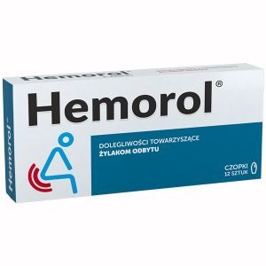 Hemorol 12 czopków