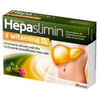 Hepaslimin z witaminą D3 tabletki, 30 szt.