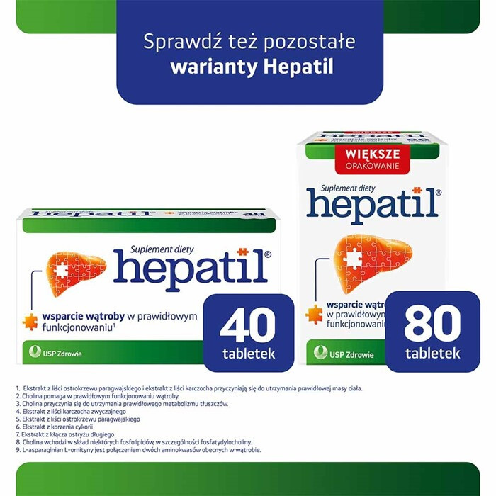 Hepatil Slim tabletki na wątrobę i odchudzanie, 60 szt.