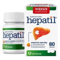 Hepatil tabletki na wątrobę, 80 szt.