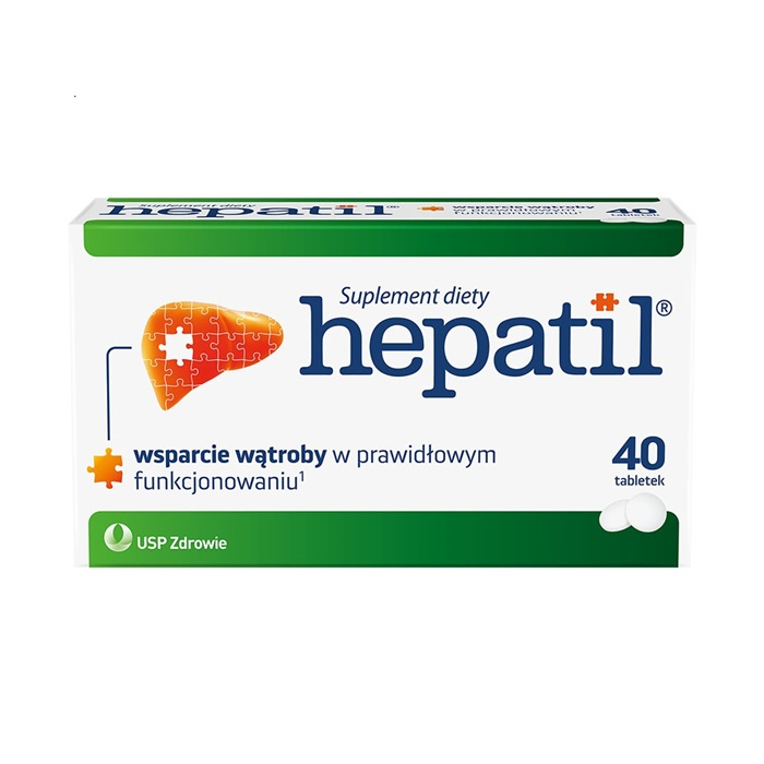 Hepatil tabletki wspierające wątrobę, 40 szt.