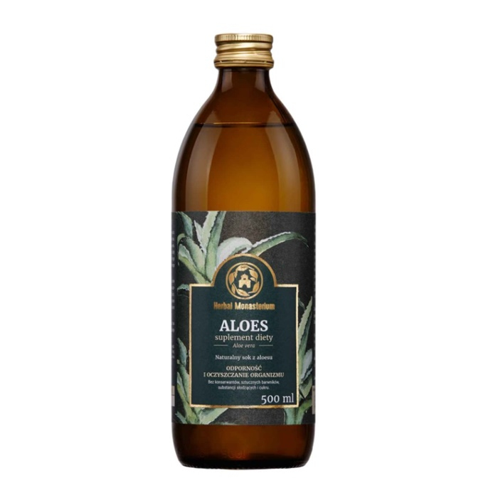 Herbal Monasterium Aloes sok na odporność i oczyszczenie, 500 ml