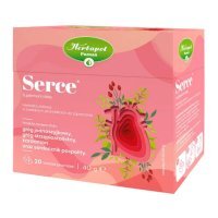 Herbapol Poznań Serce herbatka ziołowa w torebkach do zaparzania, 20 szt.