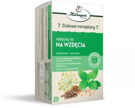 Herbata na Wzdęcia owocowo-ziołowa FIX 20 saszetek