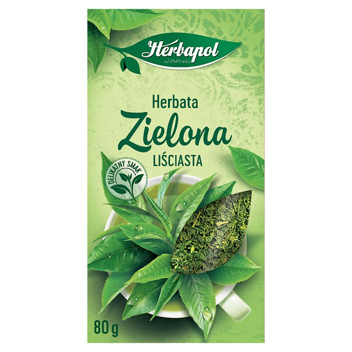 Herbata ZIELONA liściasta 80 g