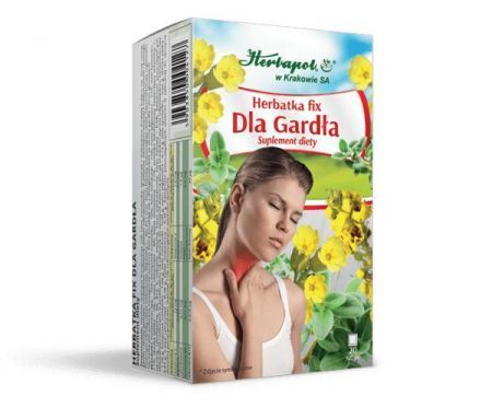 Herbatka dla Gardła 20 saszetek / Ból gardła