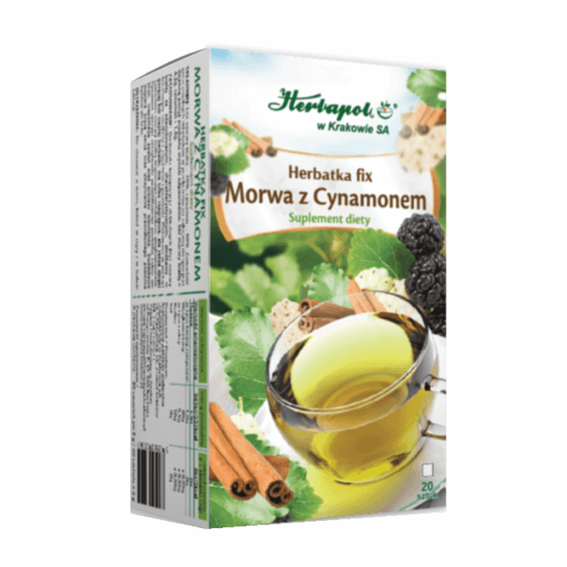Herbatka Fix Morwa z cynamonem saszetki, 20 szt.