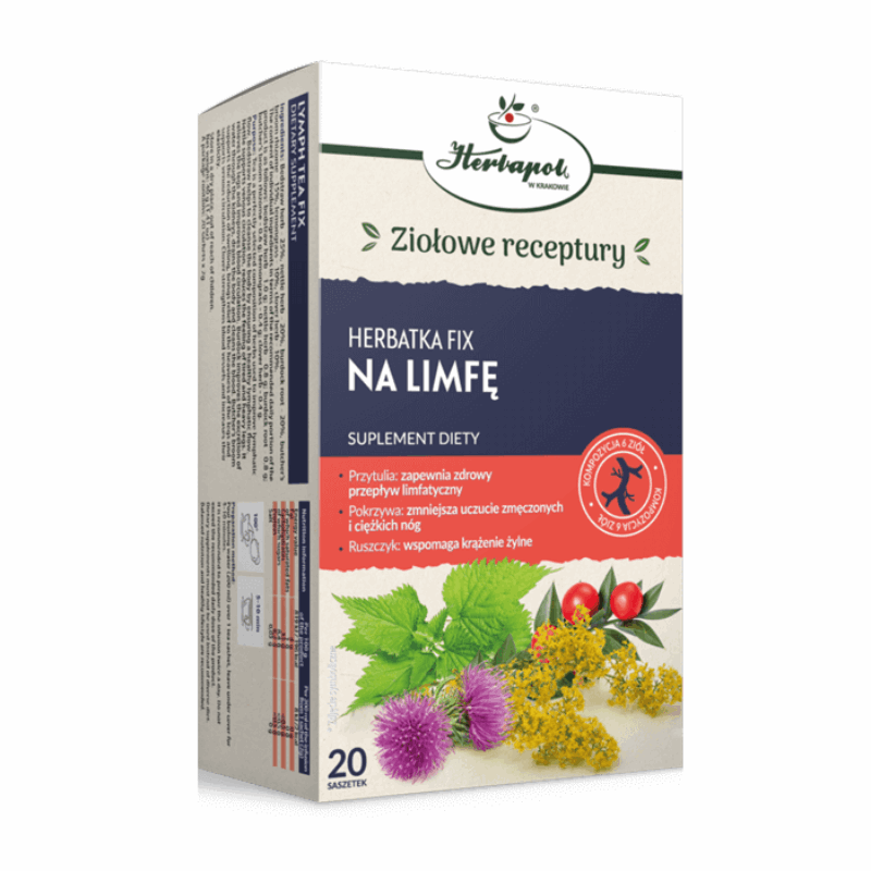 Herbatka Fix Na Limfę saszetki, 20 szt.