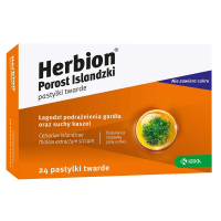 Herbion Porost Islandzki 3 mg pastylki twarde, 24 szt.
