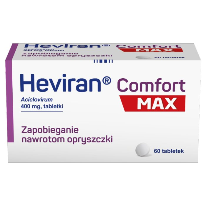 Heviran Comfort Max 400 mg 60 tabletek