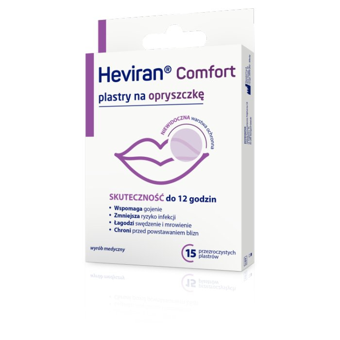 Heviran Comfort plastry na opryszczkę 15 plastrów