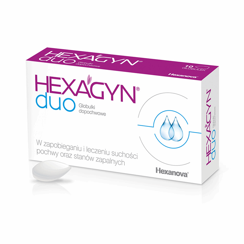 Hexagyn Duo 10 globulek dopochwowych