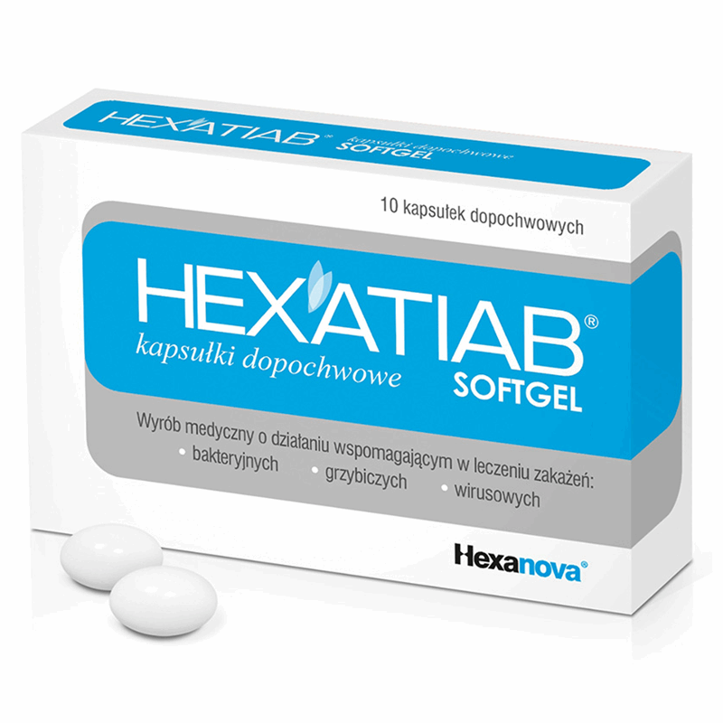 Hexatiab kapsułki dopochwowe, 10 szt.