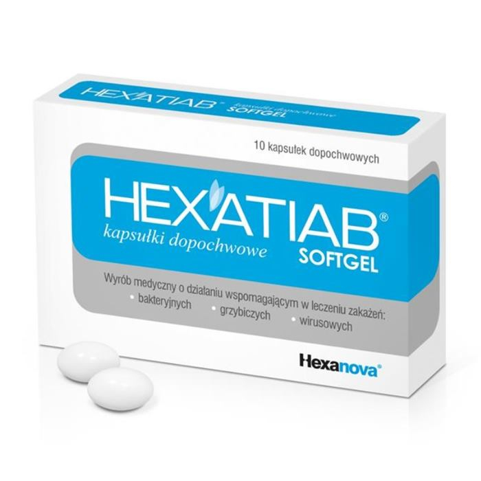 Hexatiab kapsułki dopochwowe, 10 szt.