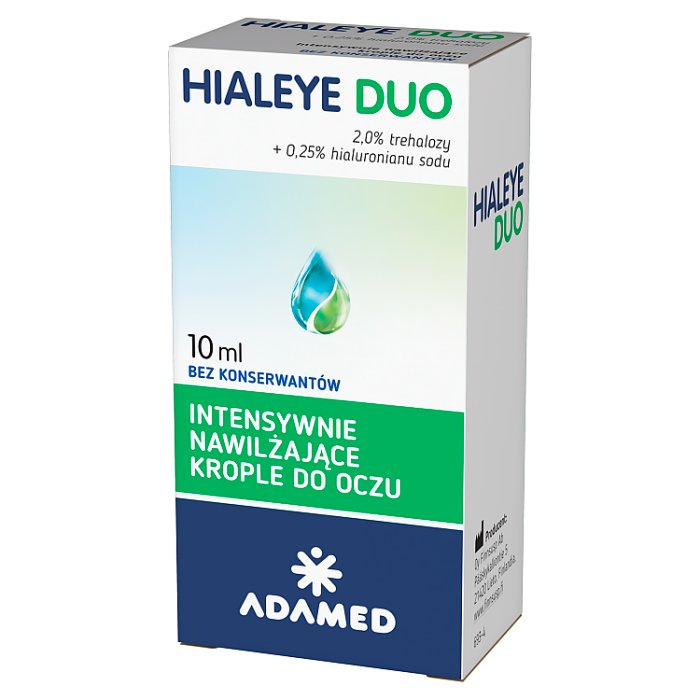 Hialeye Duo krople do oczu intensywnie nawilżające, 10 ml