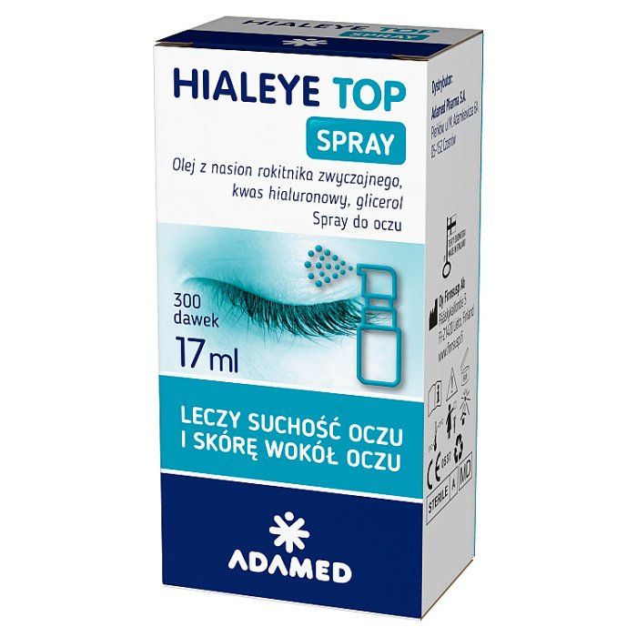 Hialeye Top spray na suchość oczu i skóry wokół oczu, 17 ml