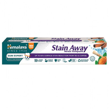 HIMALAYA gum expert Stain Away Pasta do zębów  przeciw przebarwieniom 75 ml